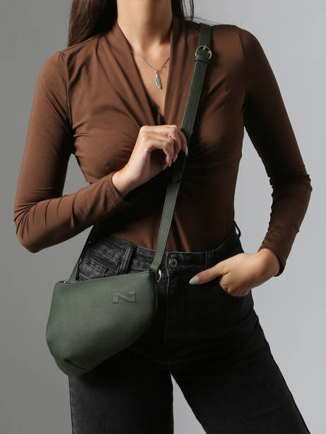 Cross Body Tas City Perle Leder Nathan baume Groen n city N1811000 ander zicht 1